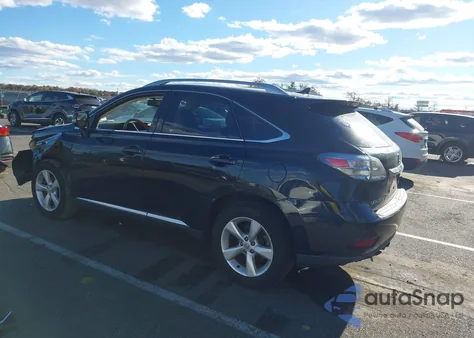 2010 Lexus Rx 350 z USA, uszkodzony, nr VIN 2T2BK1BA2AC062906